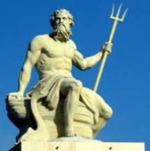 Poseidon (grego). Netuno (latim)