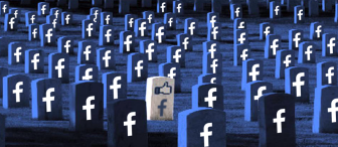 Facebook, o maior cemitério do mundo.