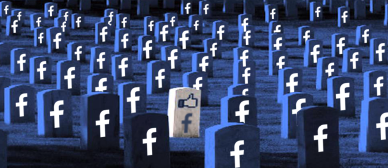 Facebook, o maior cemitério do mundo.